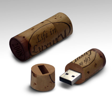 cork usb drive