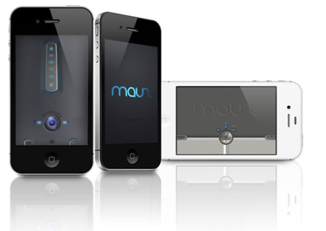 mauz futuristic iphone mouse