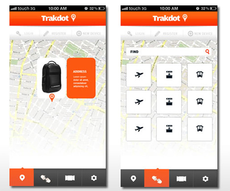 trakdot baggage tracker