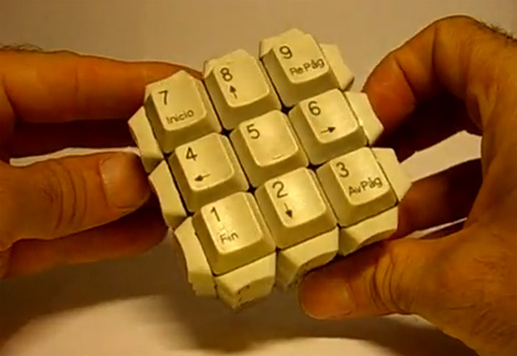 keyboard rubik's cube