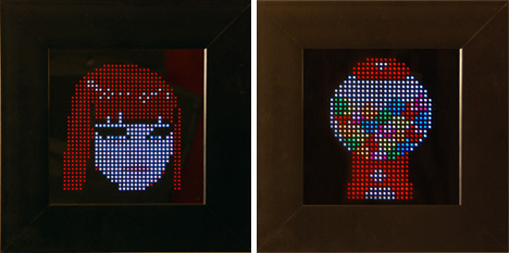 Pixel Art Digital Picture Frame With 32x32 Led Display App Control