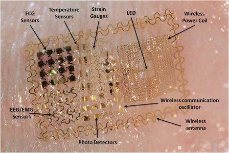 temporary tattoo electronics