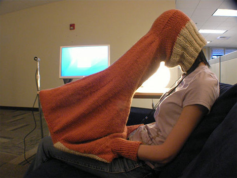 weird laptop privacy sock