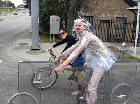 rolling sculpture invisible bike