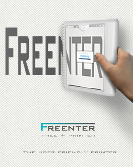 freenter hand-held walllpaper printer