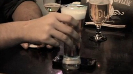 glass prevents iphone use at bar