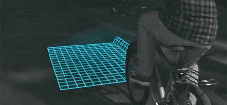 lumigrids bike safety projector