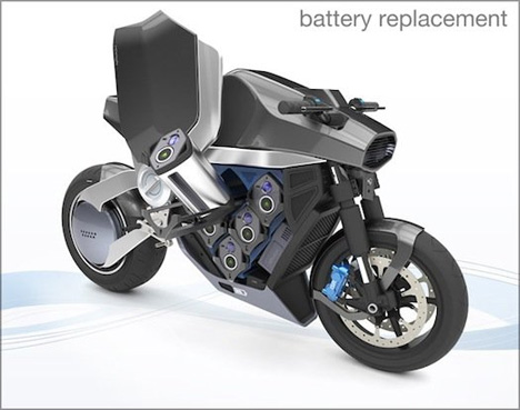 quick charging electric motorcycle