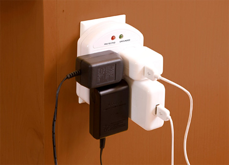 360 degree rotating outlets
