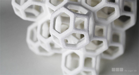 intricate 3d printed sugar sculptures