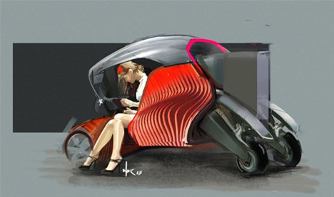 3d printed car concept