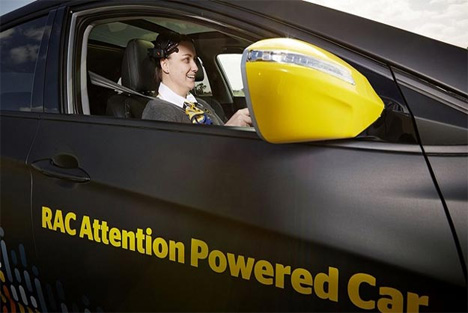 attention powered car