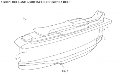 cargo ship with built in sail