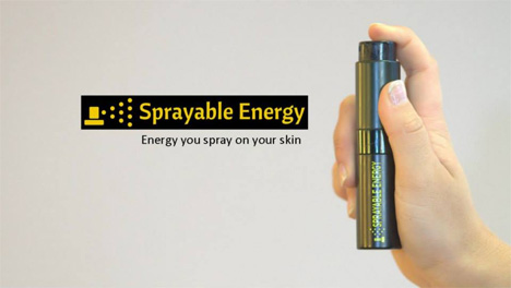 sprayable energy