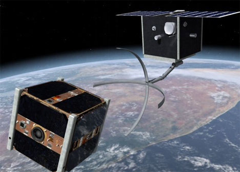 cleanspace one cleaning satellite