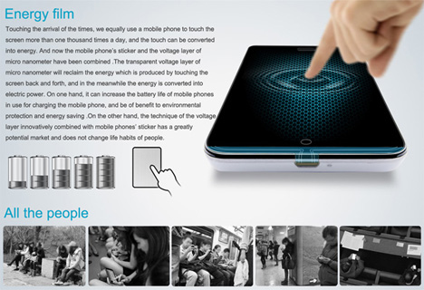 liteon energy touch screen film