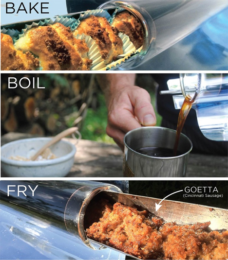 gosun solar cooker makes gourmet meals in 20 minutes