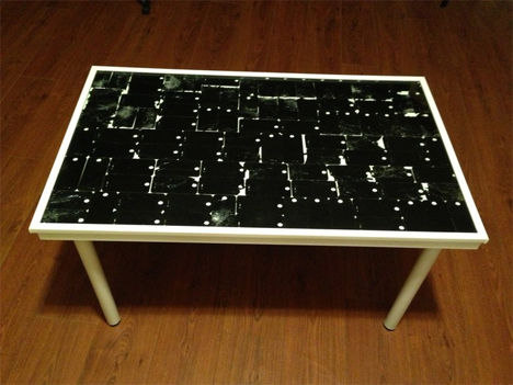 shattered iphone coffee table