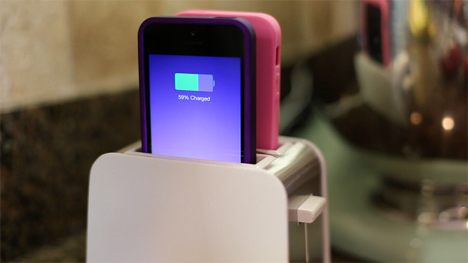 toaster shaped iPhone charger