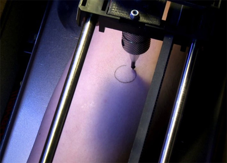 3D printer tattoo machine