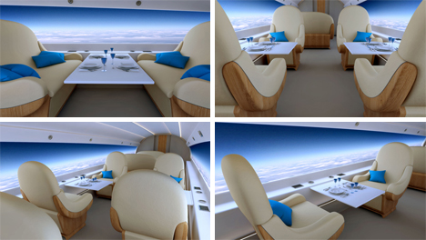 interior supersonic windowless jet