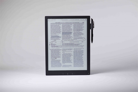 lightweight e-ink sony tablet