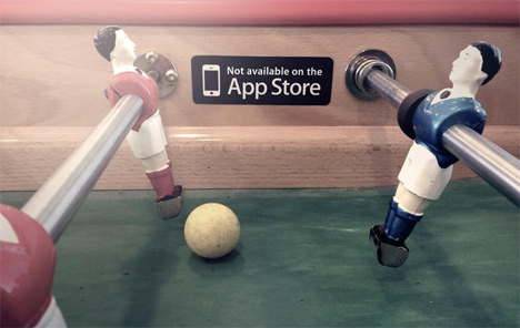 foosball table not available on app store