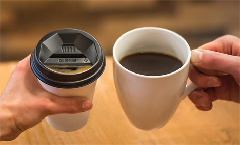 improved to-go coffee cup lid design