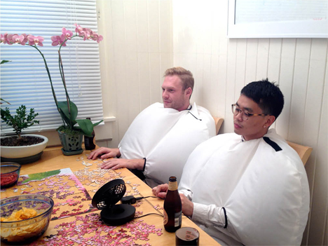 inflatable talking suits