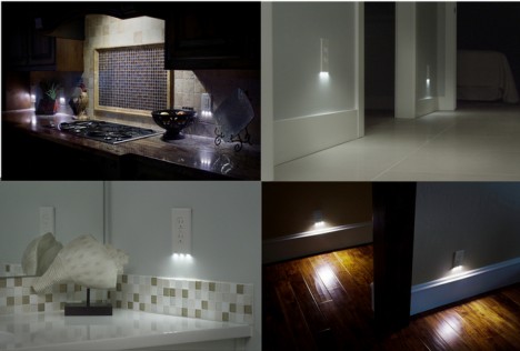 outlet shaped led nightlights