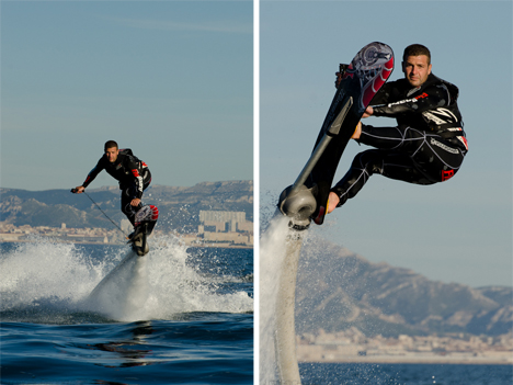 water powered hoverboard