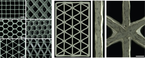 3d printed honeycomb polymers