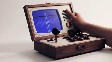 Handmade Wooden Arcade Cabinet Is Equal