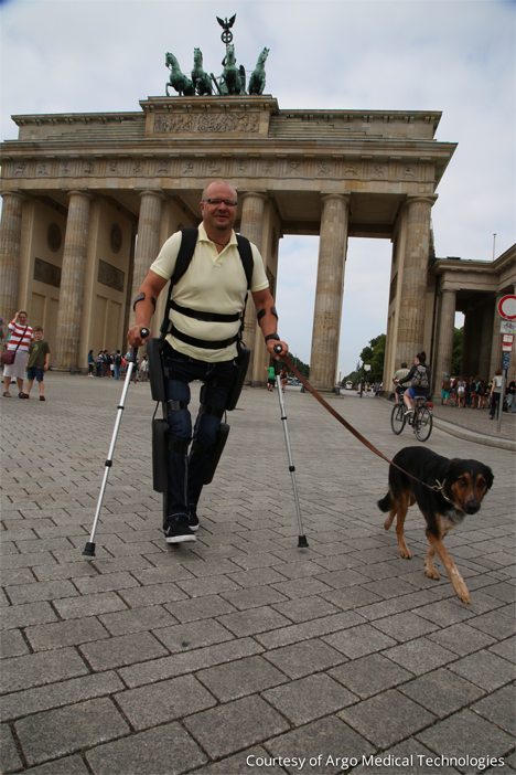 exoskeleton lets paralyzed people walk