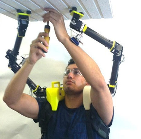 shoulder mounted supernumerary robotic limbs