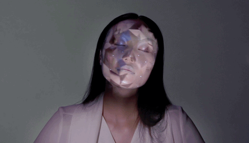 3d digital mapping projected makeup