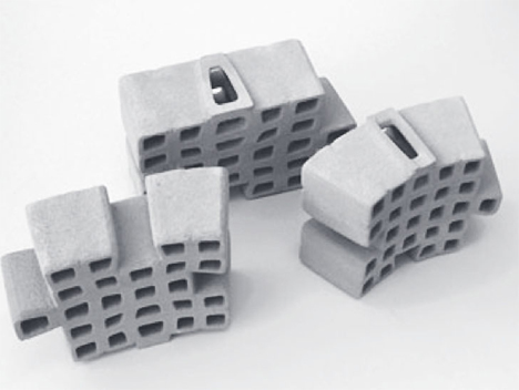 ceramic construction blocks snap together