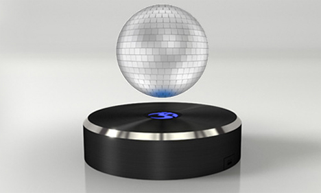 disco ball levitating sphere speaker