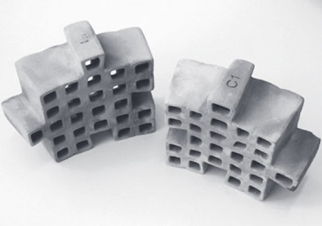 lightweight ceramic snap together building blocks polybricks