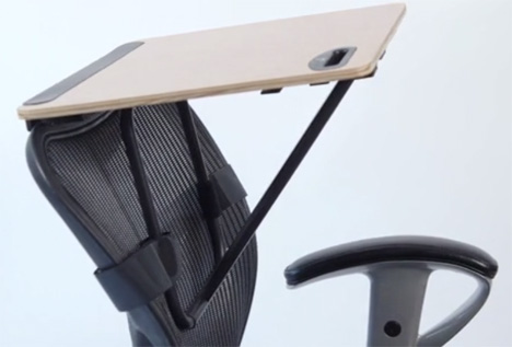 office chair back standing desk