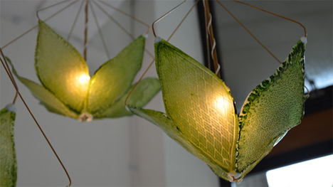 silk leaf light fixtures