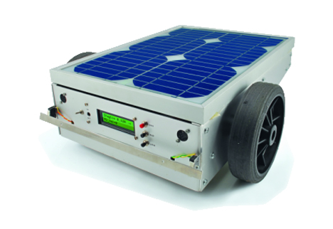 solar powered robotic lawnmower