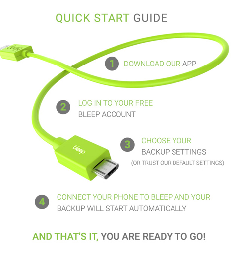 bleep quick start guide