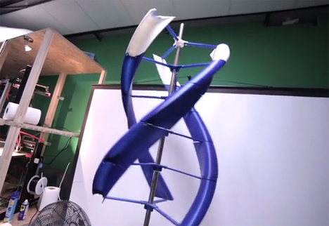 folding portable wind turbine