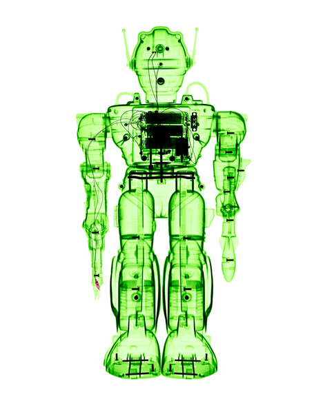 green robot