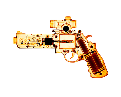 orange toy gun