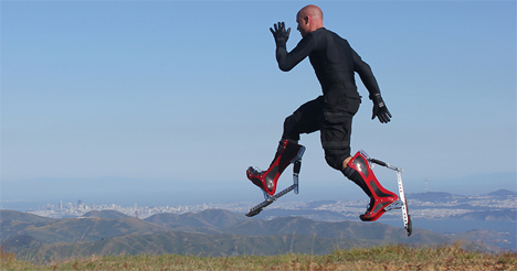 bionic boot faster running ostrich inspired