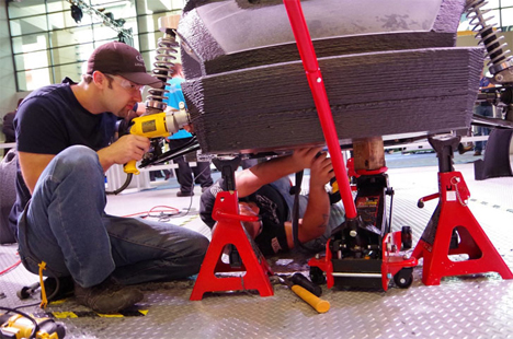 carbon fiber 3d printed car