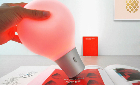 squishy light bulb that changes color