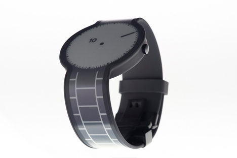 e-paper design shifting watch